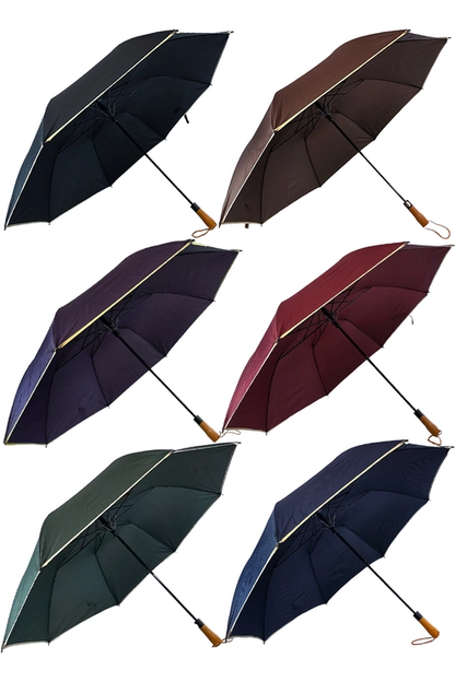 Wooden Handle Travel Umbrella