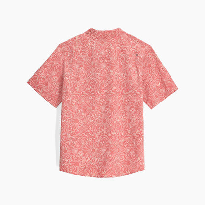 M Salathe Sun Shirt S/S - Dusty Cedar Solar Pt, lightweight breathable shirt by ROYAL ROBBINS