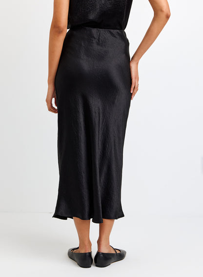 Sleek Bias Maxi Skirt