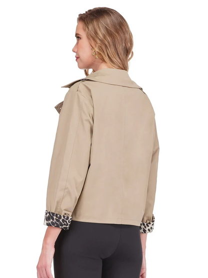 Short Trench Jacket - Camel
