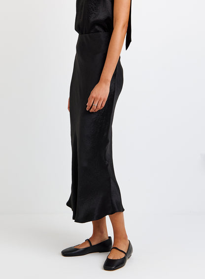 Sleek Bias Maxi Skirt