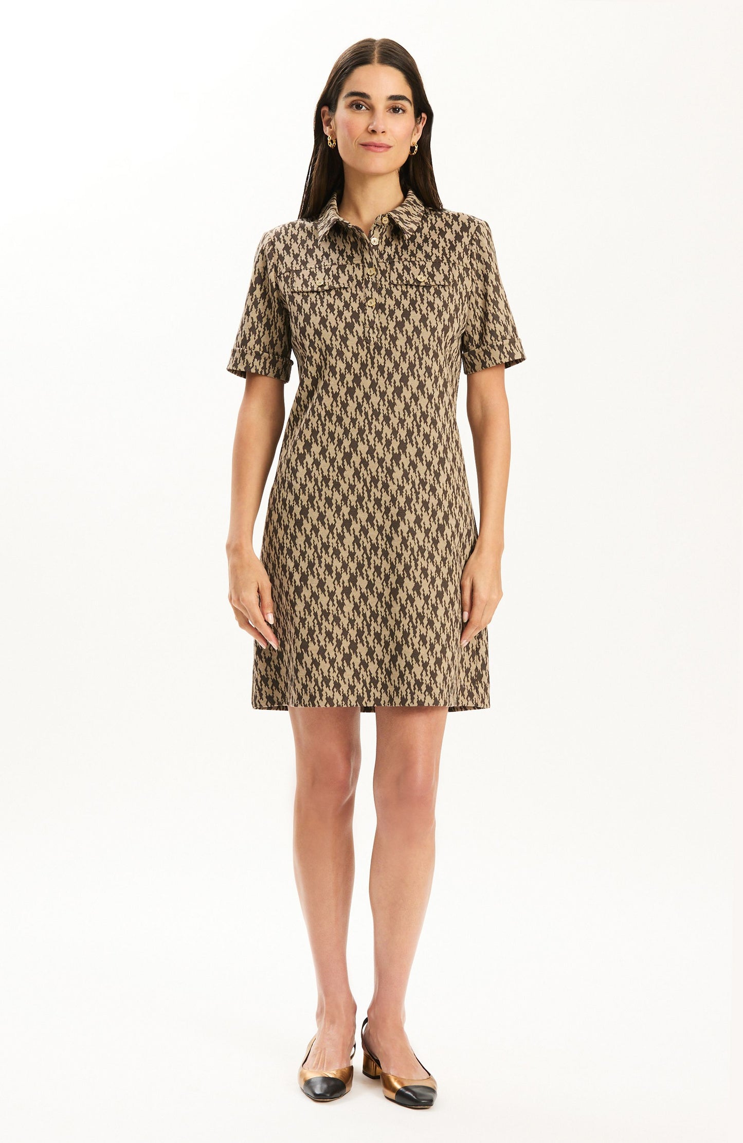 Kat Knit Twill Houndstooth