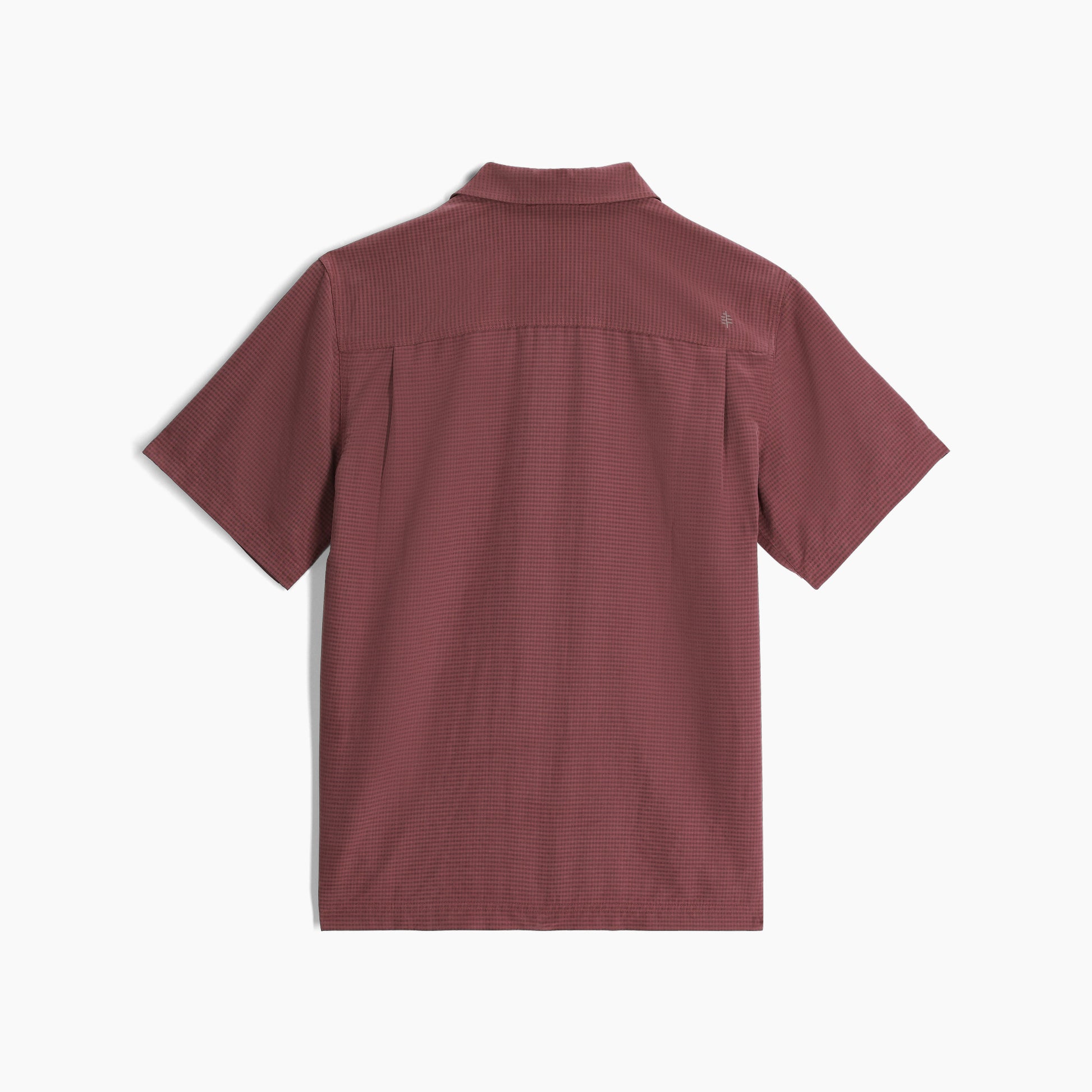 Desert Pucker Dry Short Sleeve - Wild Rhubarb, quick-dry checkered men’s shirt by ROYAL ROBBINS