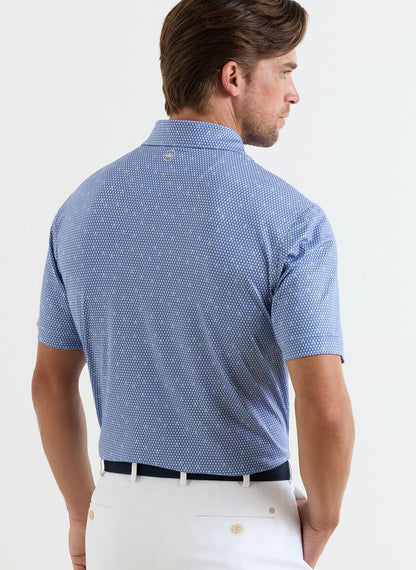 Geo Skull Performance Jersey Polo
