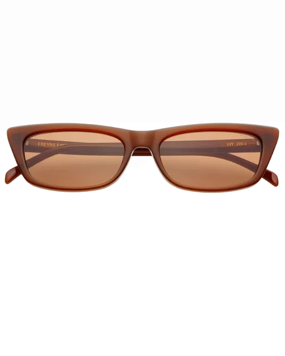 Ivy Acetate Cat Eye - Brown