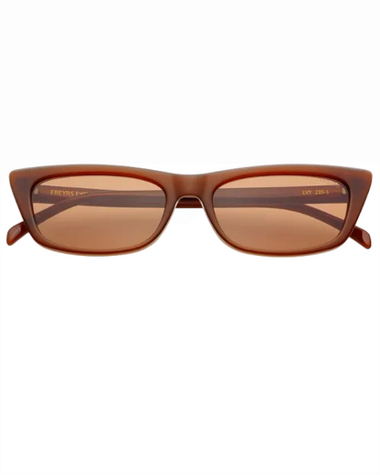 Ivy Acetate Cat Eye - Brown