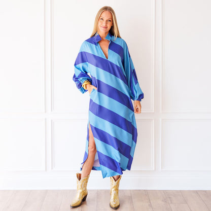 Coco Caftan Blue