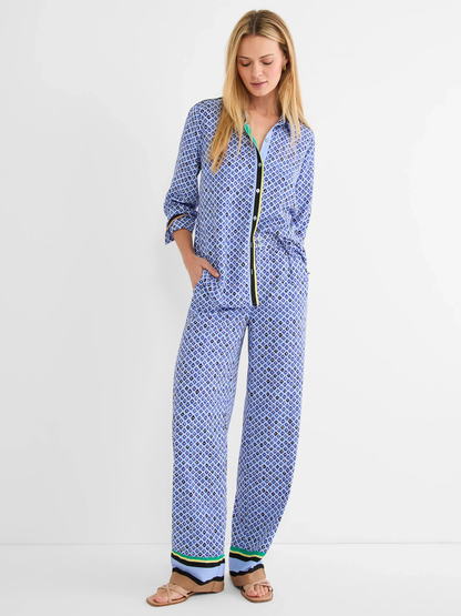 Mosaic Trimmed Shirt