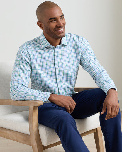 Simon Crown Lite Cotton-Stretch Sport Shirt