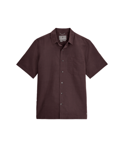 Desert Pucker Dry Short Sleeve - Seal Brown