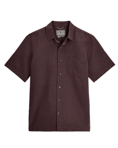 Desert Pucker Dry Short Sleeve - Seal Brown