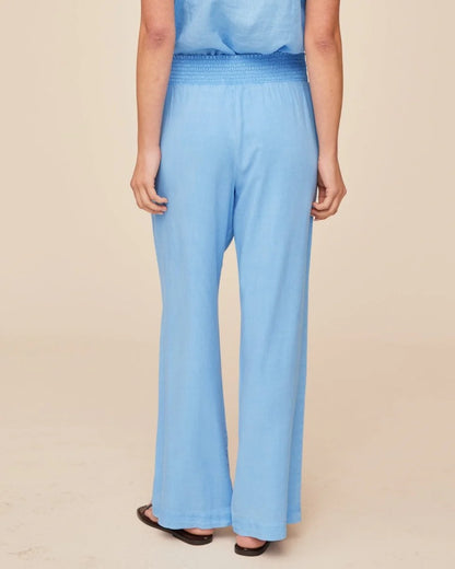 Smocked Waist Wide Leg