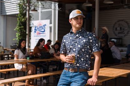 Western Traditions Polo - Shiner Navy