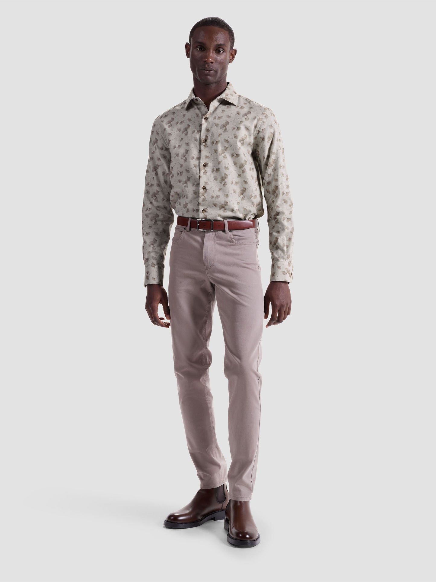 L/S Axel Woven Shaped - Sand