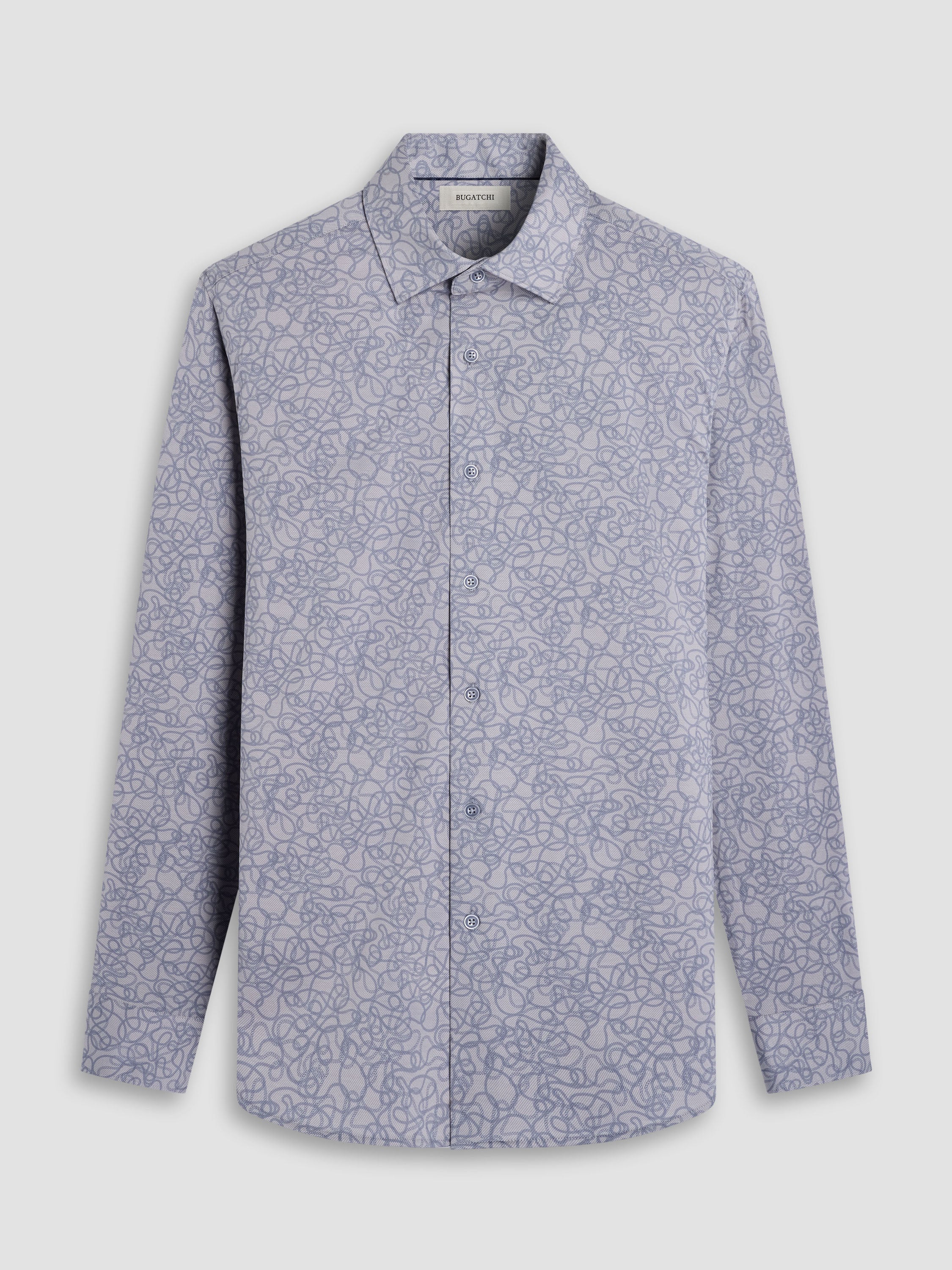 Ooohcotton James Ls Shirt - Platinum