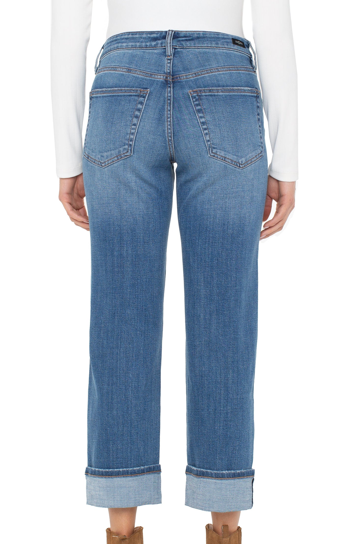 Marley Girlfriend Cuffed 27" Rolled/30" Ins