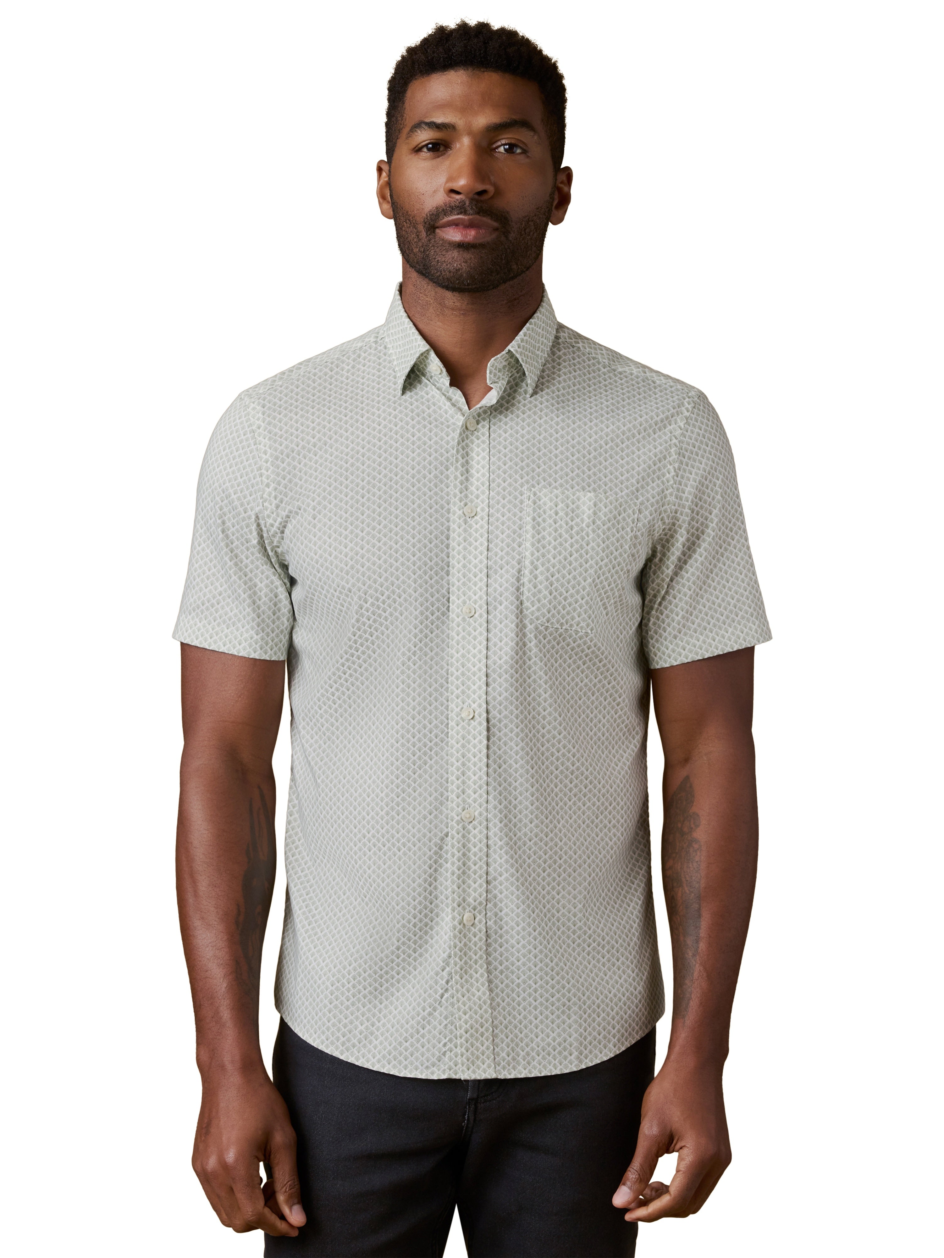 SS Movement Shirt - Sage Scallop Shell