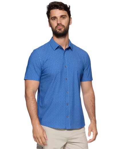 Alexandria SS Medallion Journey Shirt - Blue Combo