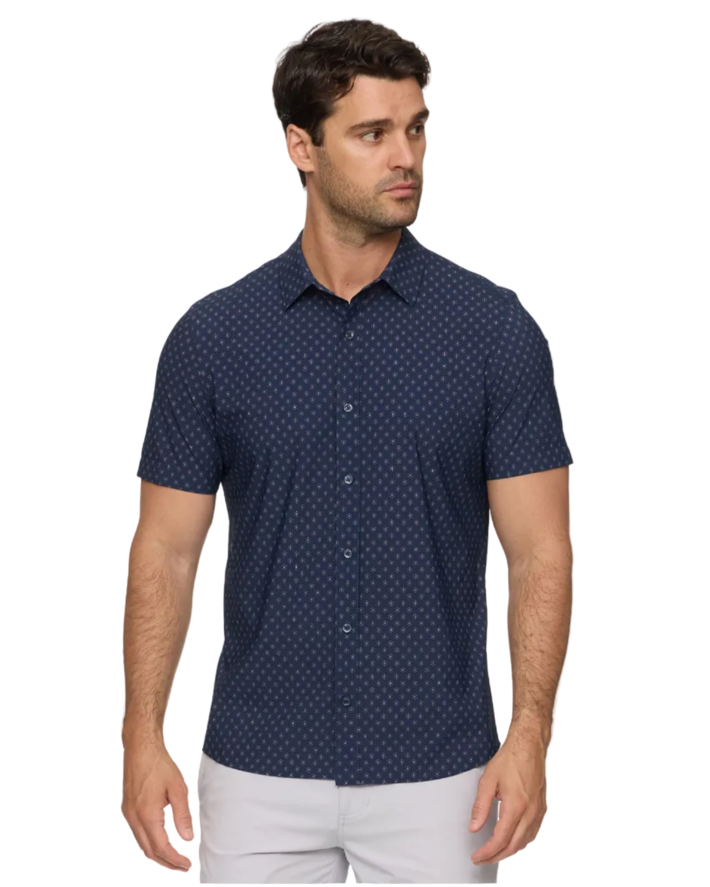 Langley SS Medallion Print Journey Shirt