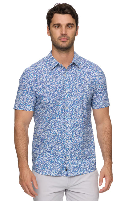 Mableton SS Floral Print Journey Shirt