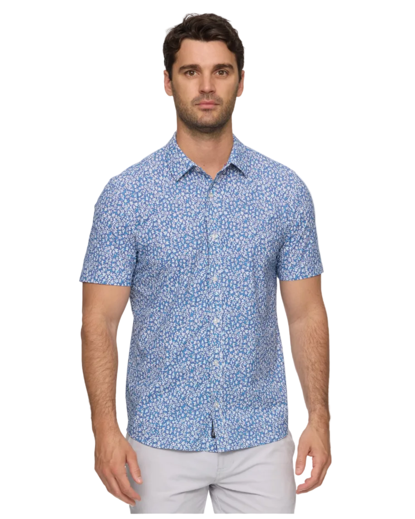 Mableton SS Floral Print Journey Shirt