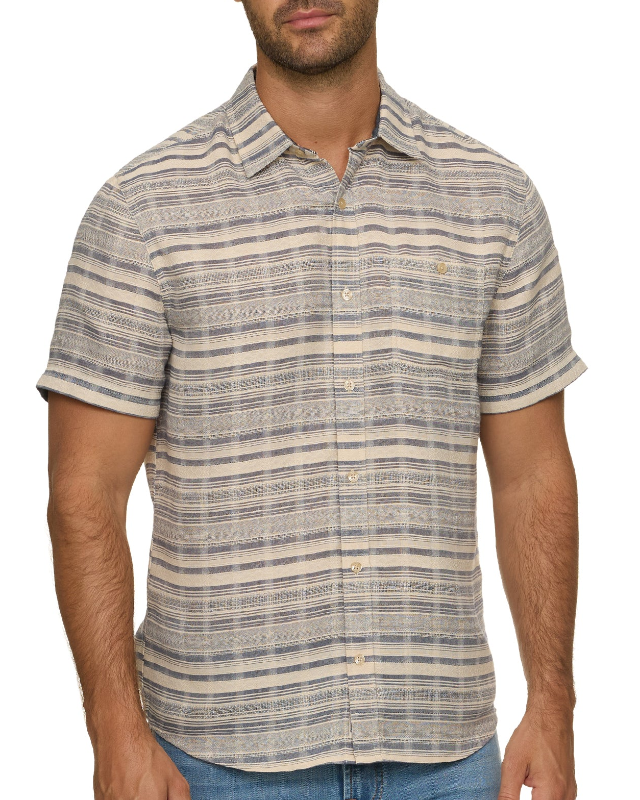 Rockledge SS Stripe Shirt