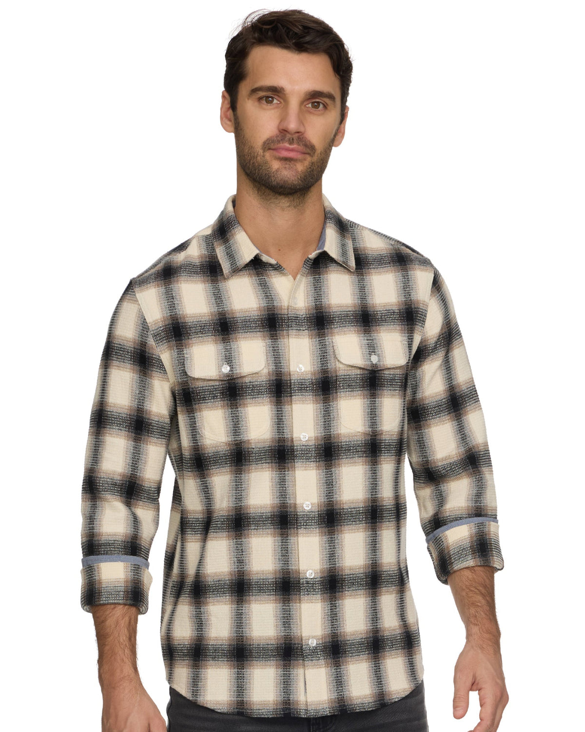 Dutton LS Brushed Waffle Shirt