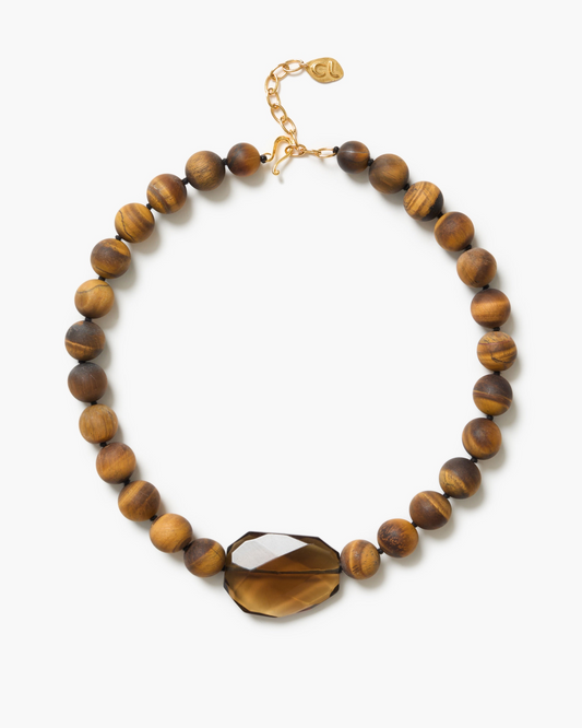 River Necklace - Tigers Eye
