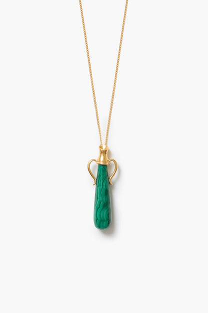 Vessel Necklace - Malachite