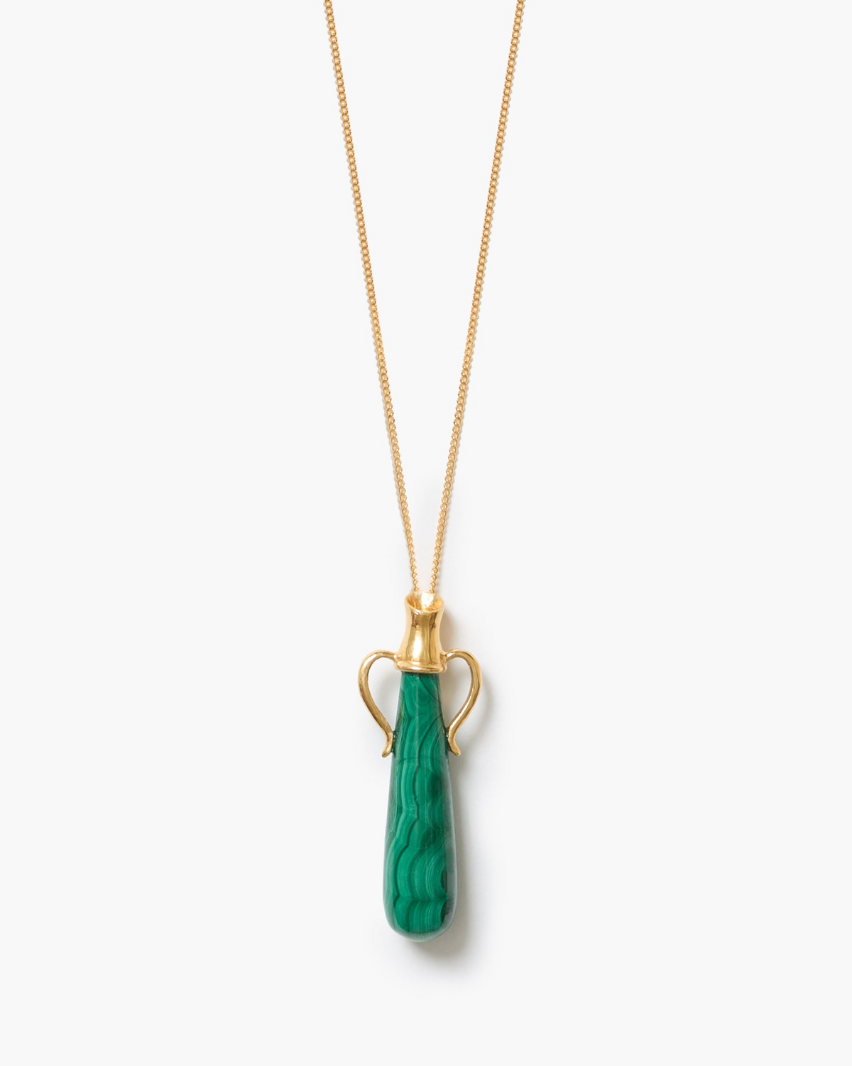Vessel Necklace - Malachite