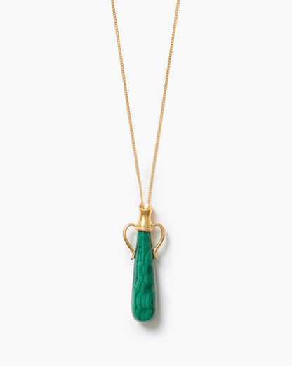 Vessel Necklace - Malachite