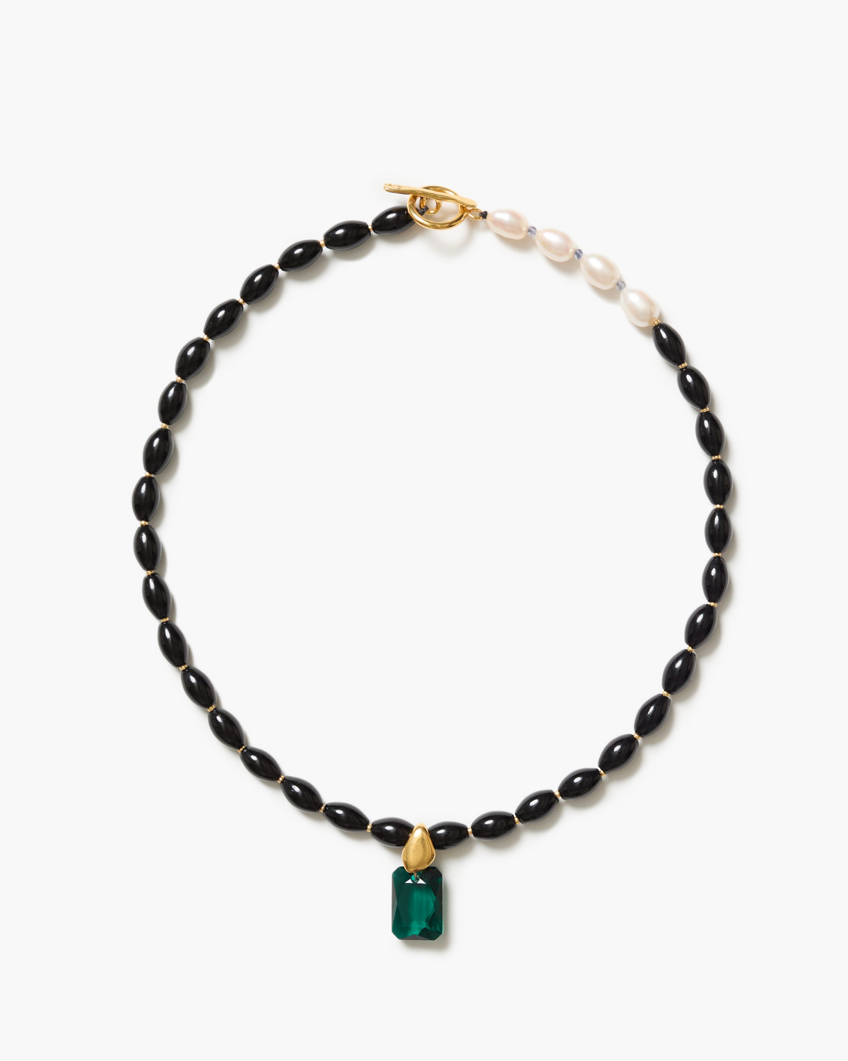 Pharaoh Crystal Toggle Necklace