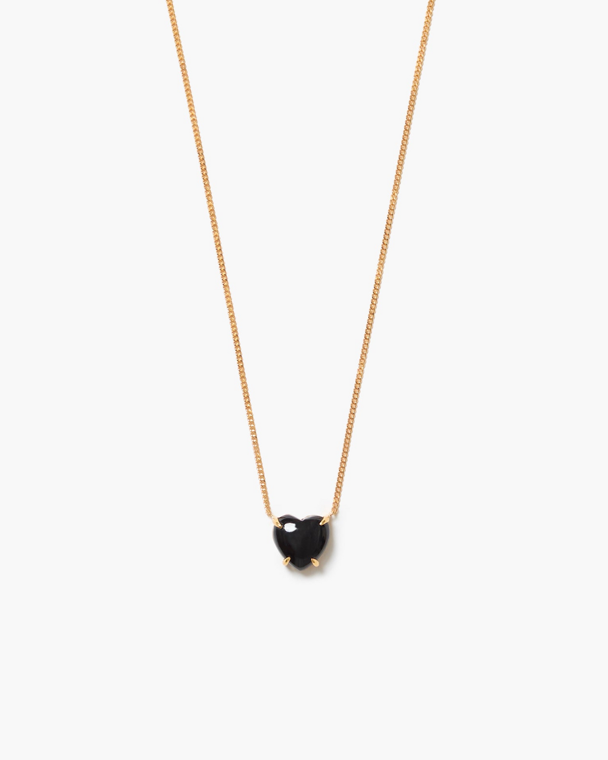 Love Drop Necklace - Onyx