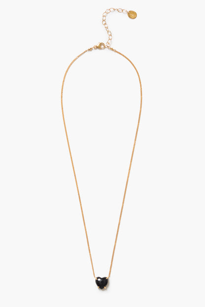 Love Drop Necklace - Onyx