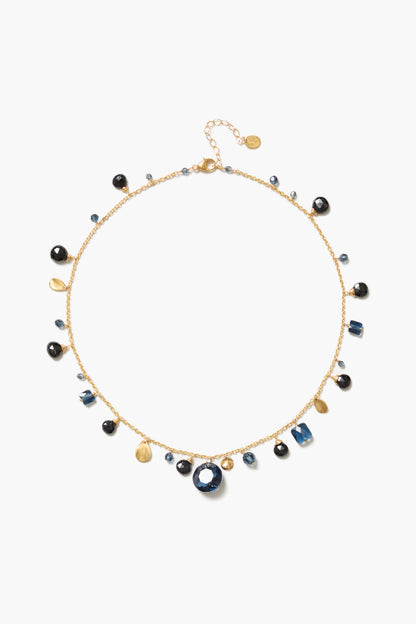 Drip Crystal Necklace - Midnight