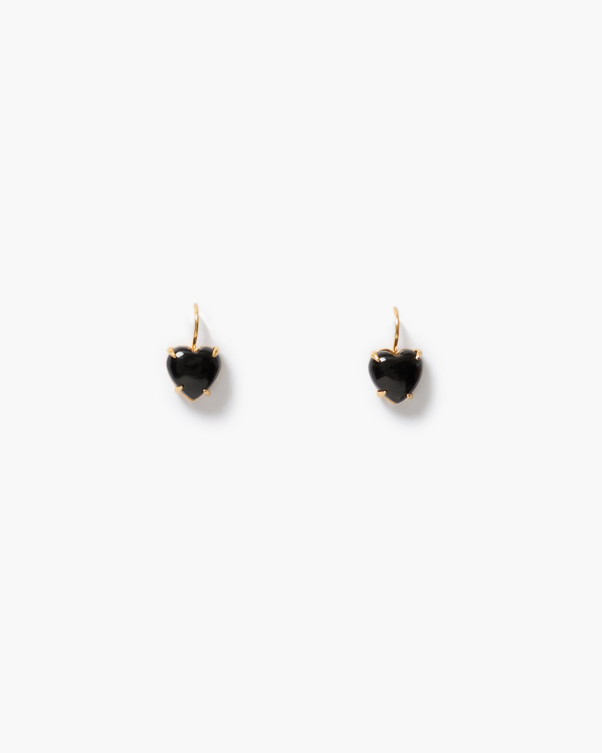 Love Drop Earrings - Onyx