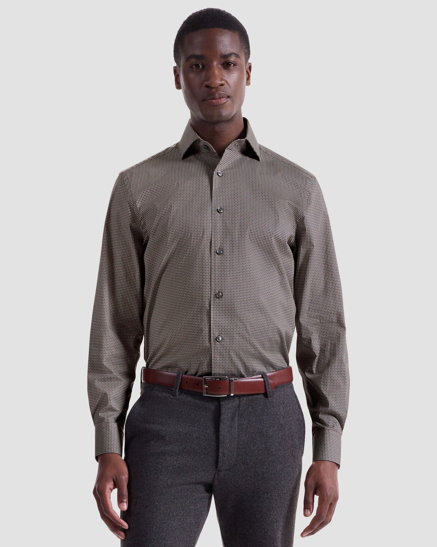 L/S Alvin Woven Shaped