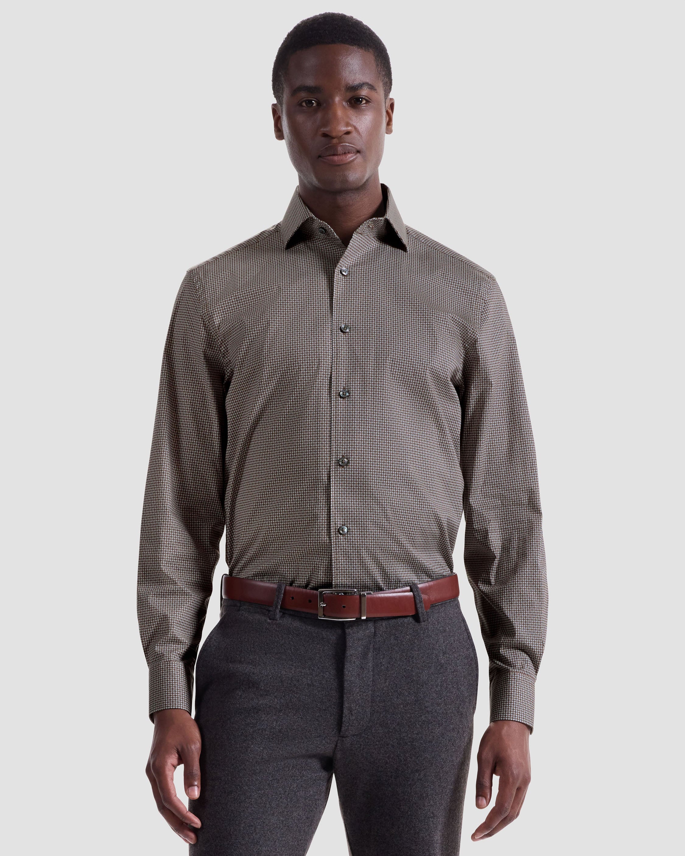 L/S Alvin Woven Shaped