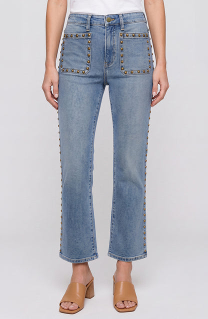 Hannah Flare w/Patch Pockets and Studs