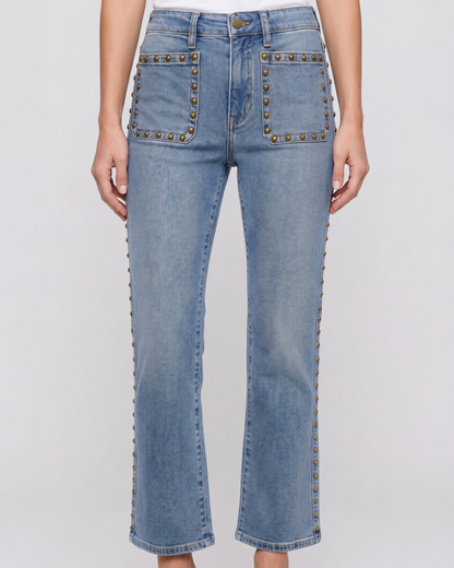 Hannah Flare w/Patch Pockets and Studs