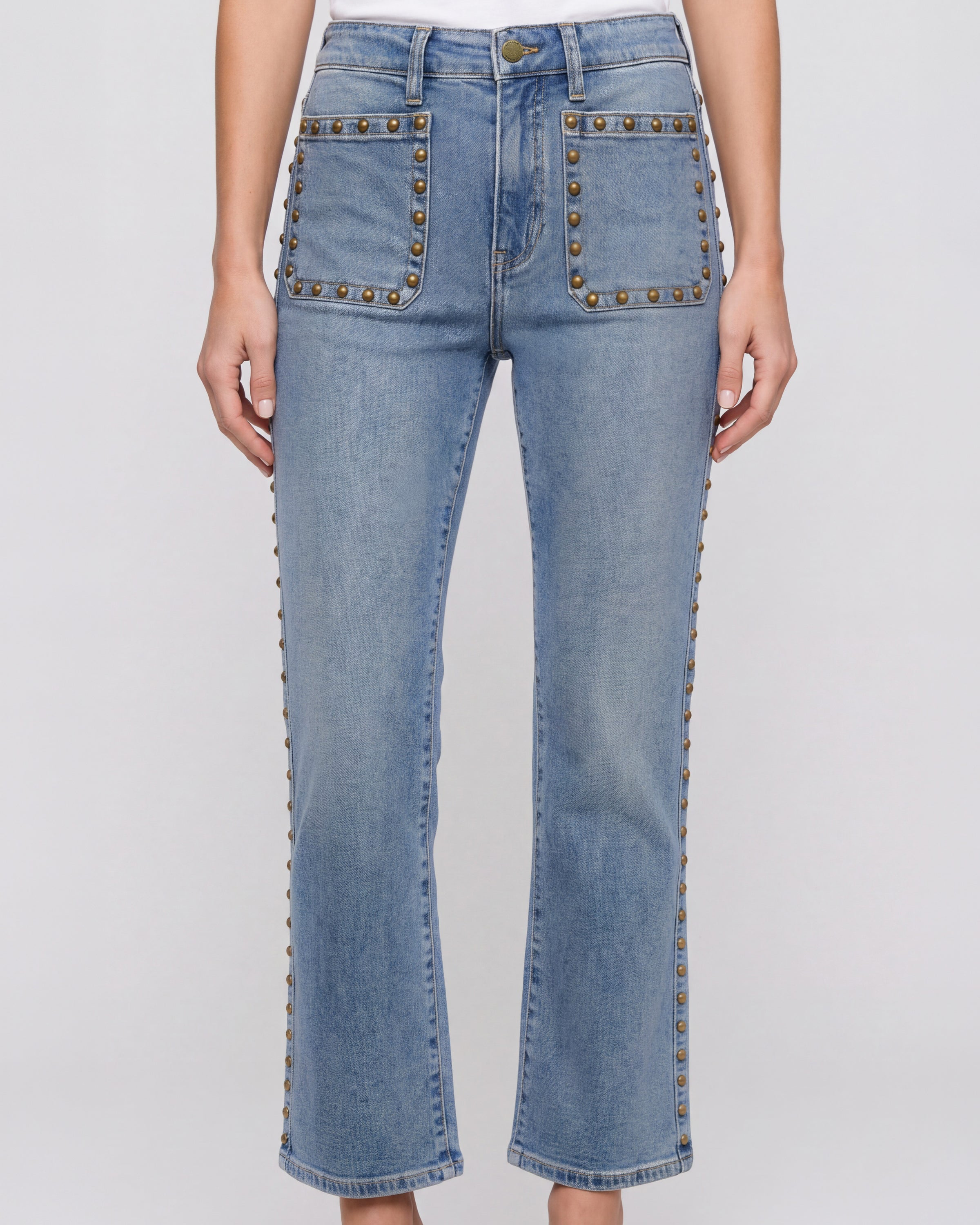 Hannah Flare w/Patch Pockets and Studs