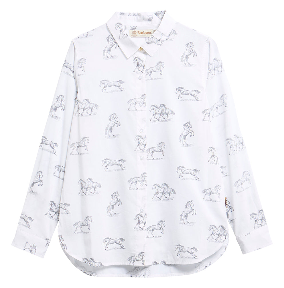 Safari Relaxed Long-Sleeved Shirt - Multi Horse