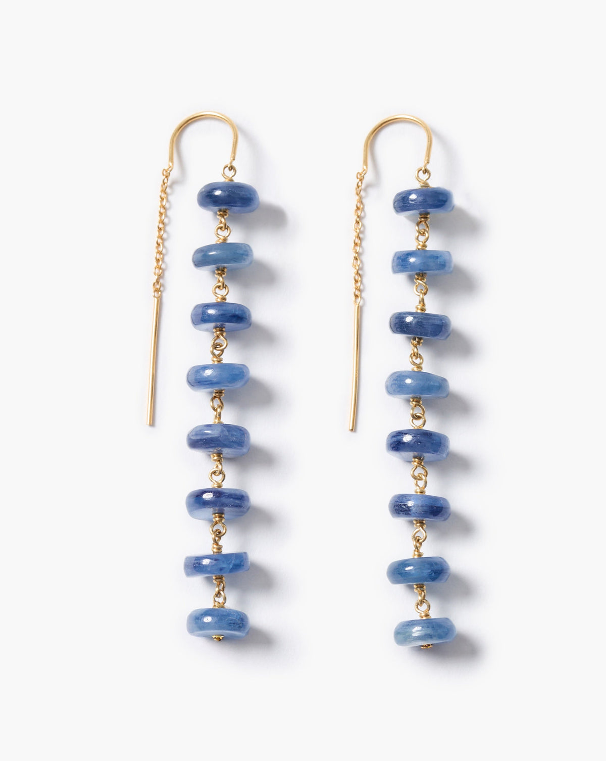 Ladder Earrings Kyanite