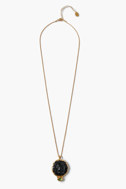 Leon Necklace Black Obsidian