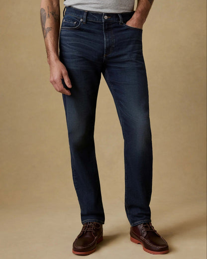 Stretch Terry Indigo 5 Pocket Pant