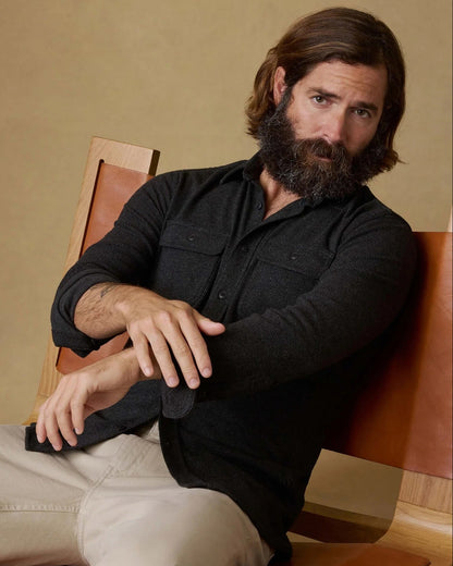 Legend Sweater Shirt - Heathered Black Twill
