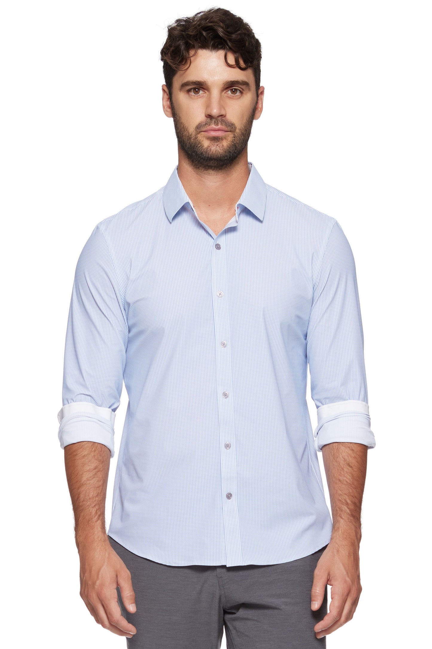 Patton Ls Gingham Journey Shirt