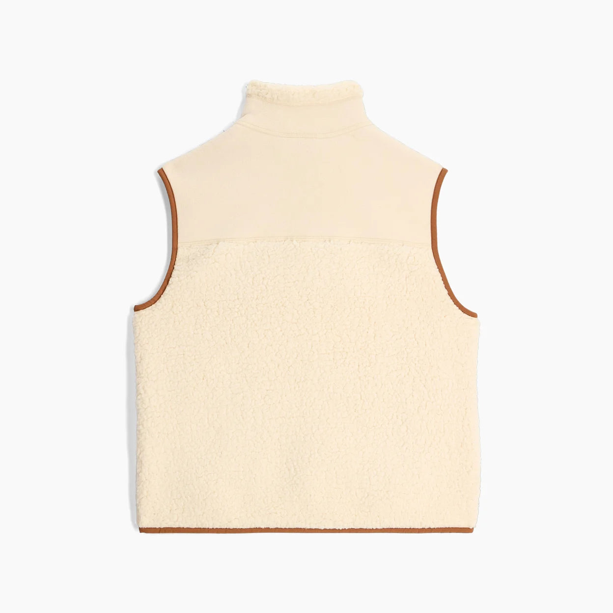 Women's Palisades Vest by ROYAL ROBBINS in beige sherpa fleece