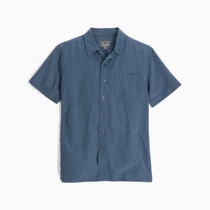 Desert Pucker Dry Short Sleeve - Collins Blue quick-dry breathable shirt with UV protection