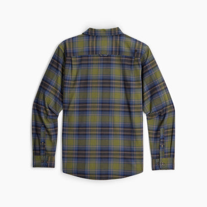 Lieback Organic Cotton Flannel L/S - Olive Oak Pld